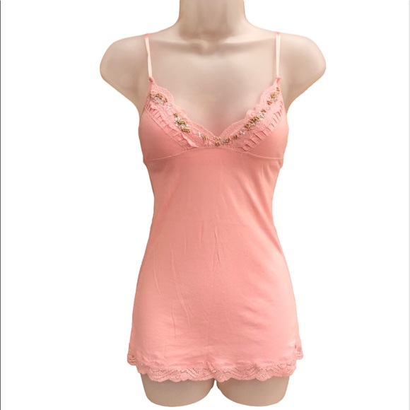 Hollister Tops - Vintage Y2K Hollister Beaded Tank Top